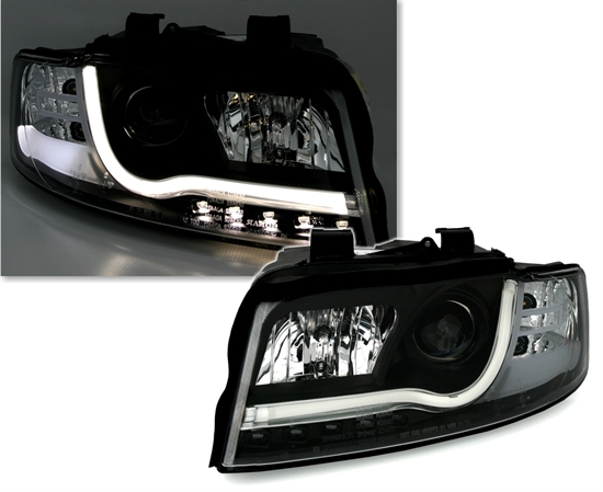 LAMPY AUDI A4 10.00-10.04 LED TUBE LIGHTS BLACK Typ samochodu Samochody osobowe