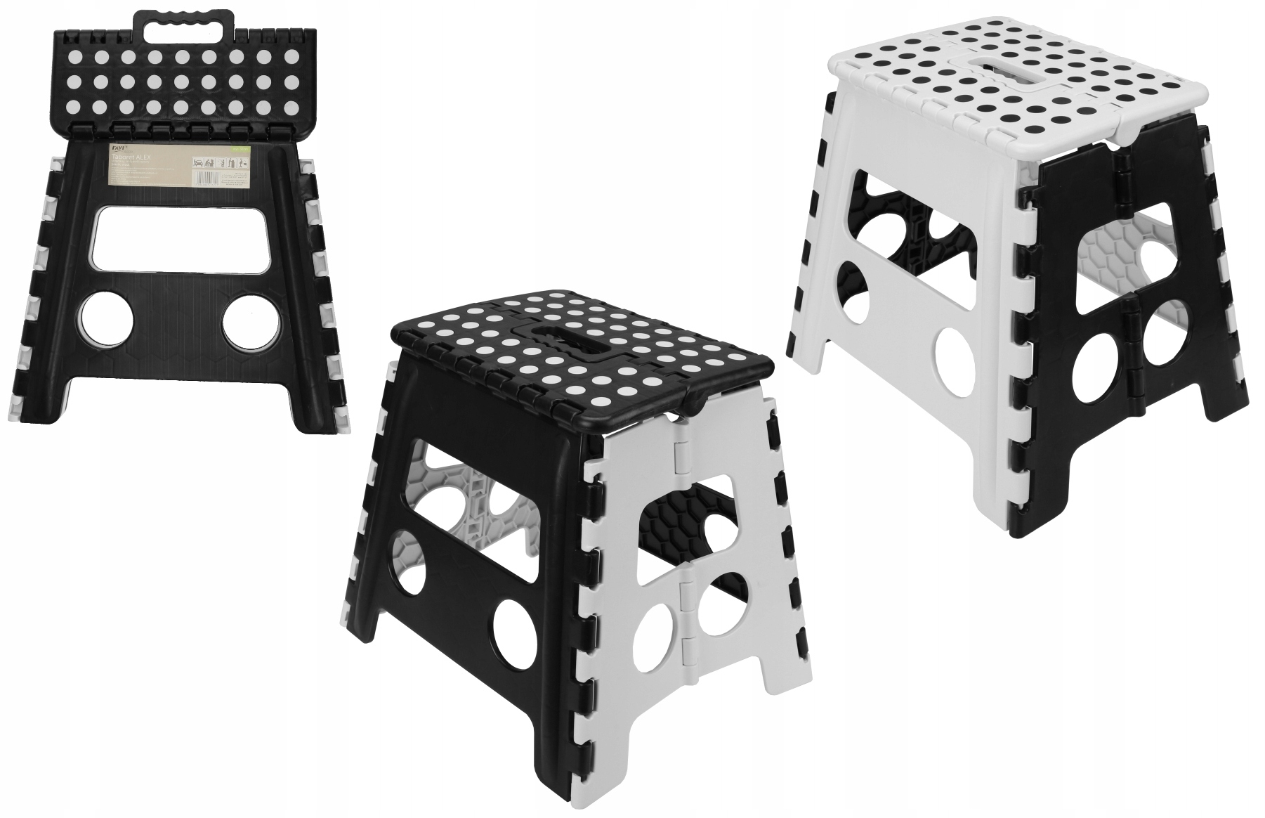 TABORET STOŁEK SKŁADANY KRZESŁO 32 DRABINKA 150kg 32,99 zł Allegro