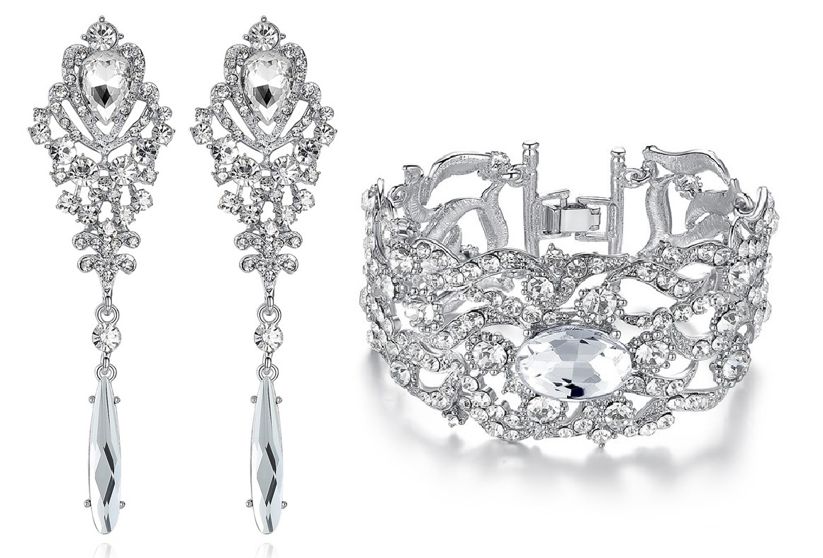 KOLCZYKI SREBRNE Z CYRKONIAMI, EFEKTOWNE, PIĘKNE Materiał Posrebrzany