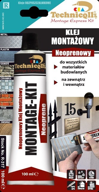 

Klej Montażowy Neoprenowy 100ML Technicqll