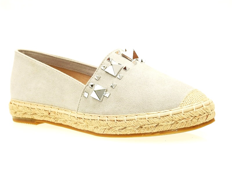 ESPADRYLE DAMSKIE ĆWIEKI 9727 Silver r.40 Wzór dominujący inny wzór