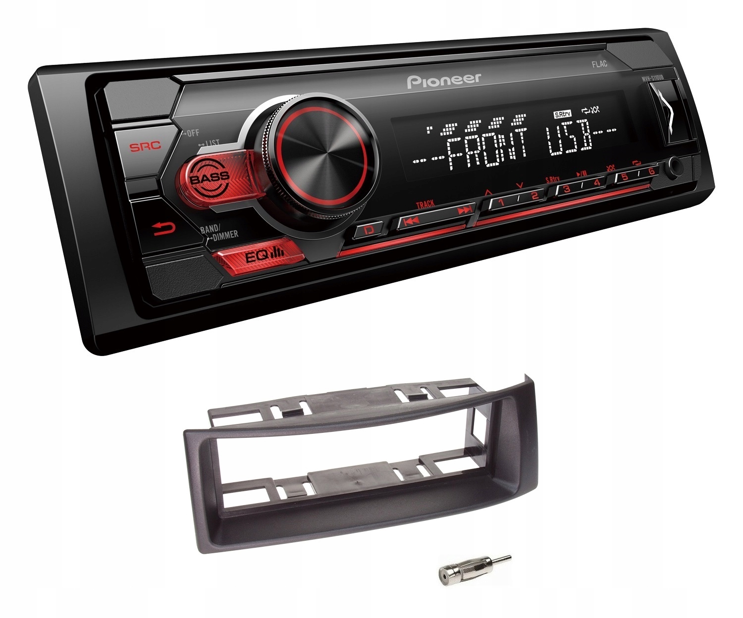 Autorádio Pioneer MVH-S110UB Usb MP3 Aux Renault Megane Scenic