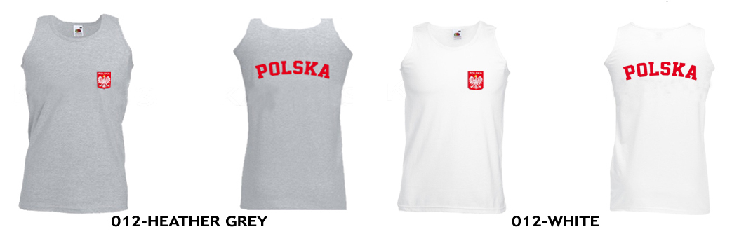 KOSZULKA ATHLETIC - POLSKA FRUIT OF THE LOOM XL Kolor wielokolorowy