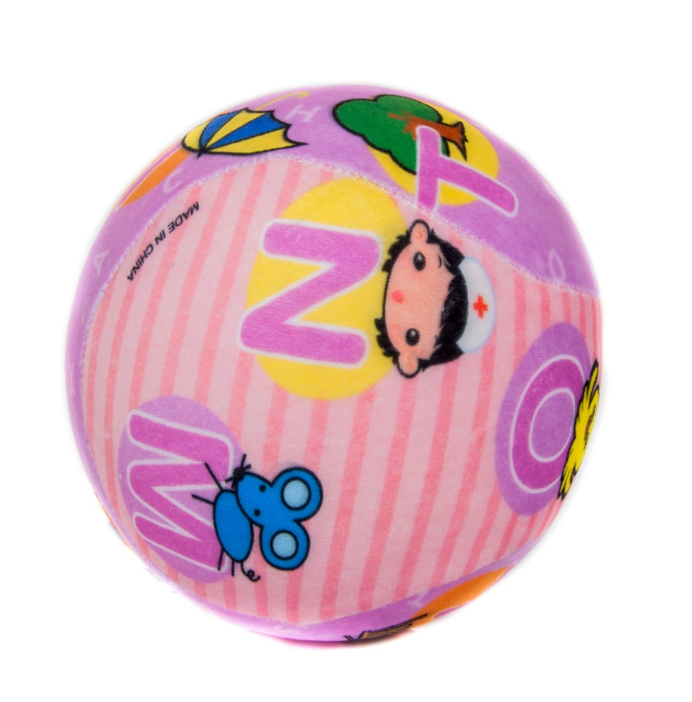 PLUSZOWA PIŁECZKA DMUCHANA KOLOROWA DZIECI 3 WZORY Marka TK-Import