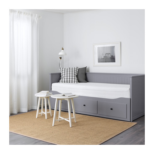 Ikea Hemnes łóżko Rozkładane Z 3 Szufladami Szare