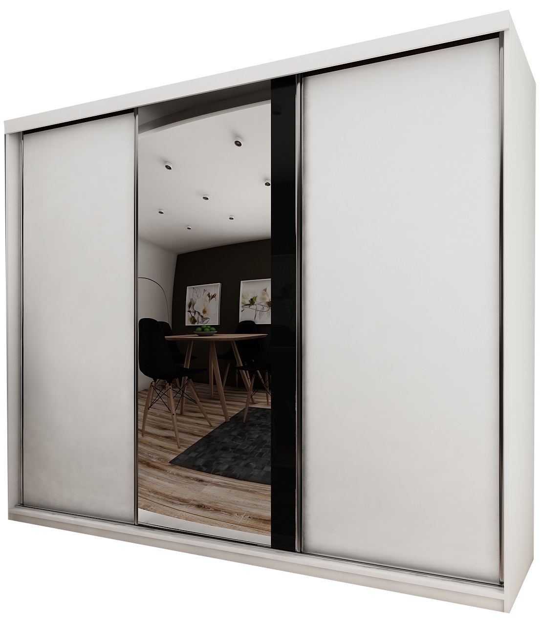 Posuvná Skříň Barcelona B-31 250 bílá Sonoma