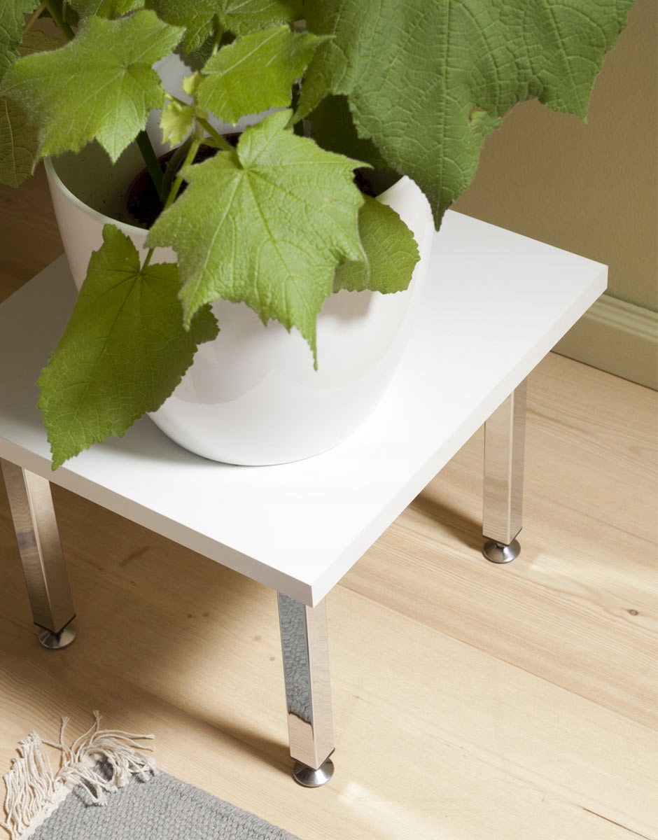 NOGI DO STOŁU NOGA MEBLOWA KWADRATOWA CHROM 15CM Marka Element System