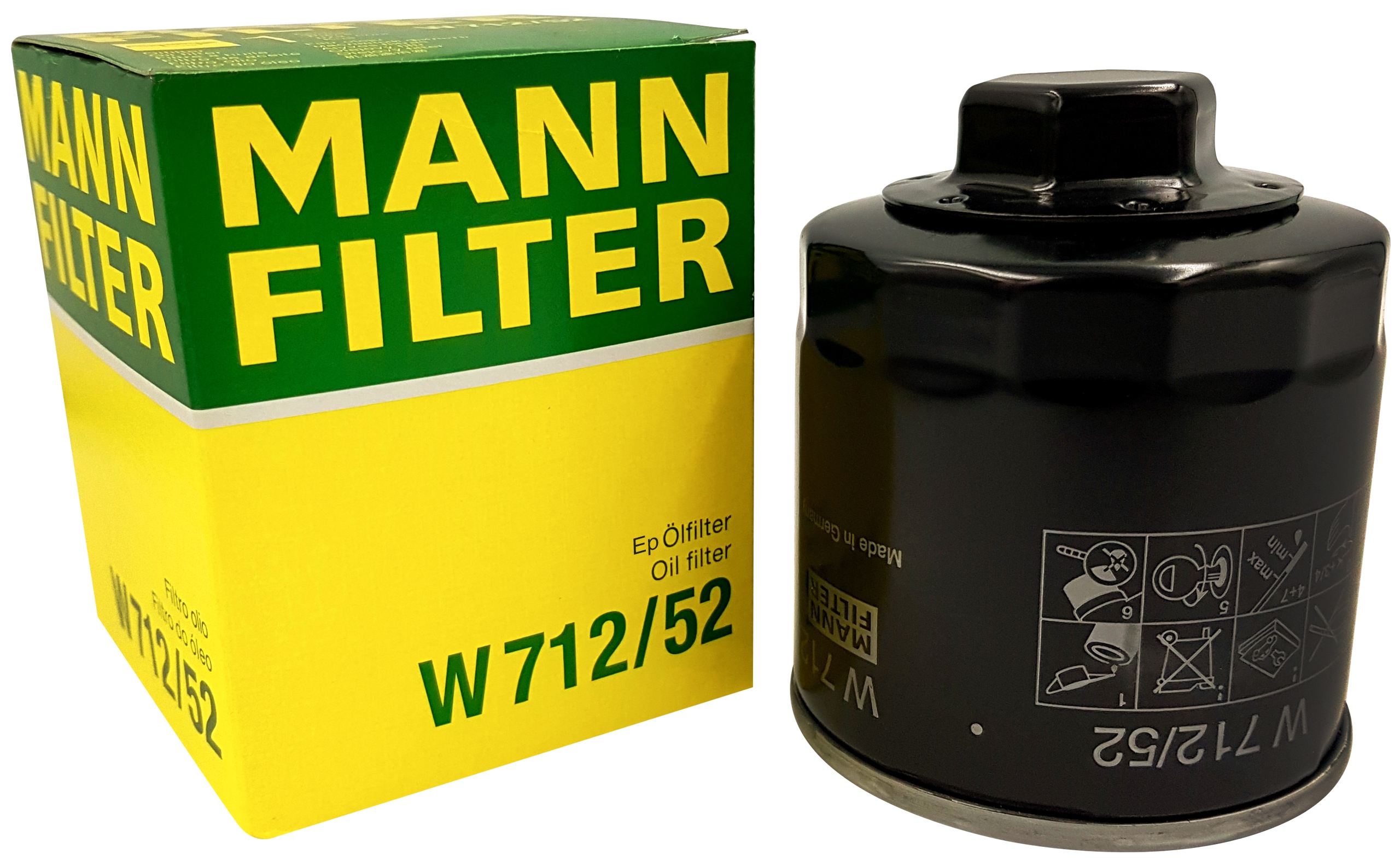 Масло фильтр отзывы. Mann w712/52. Фильтр Mann w 712/52. Манн 71252 фильтр масляный. W71252 Mann фильтр масляный Применяемость.