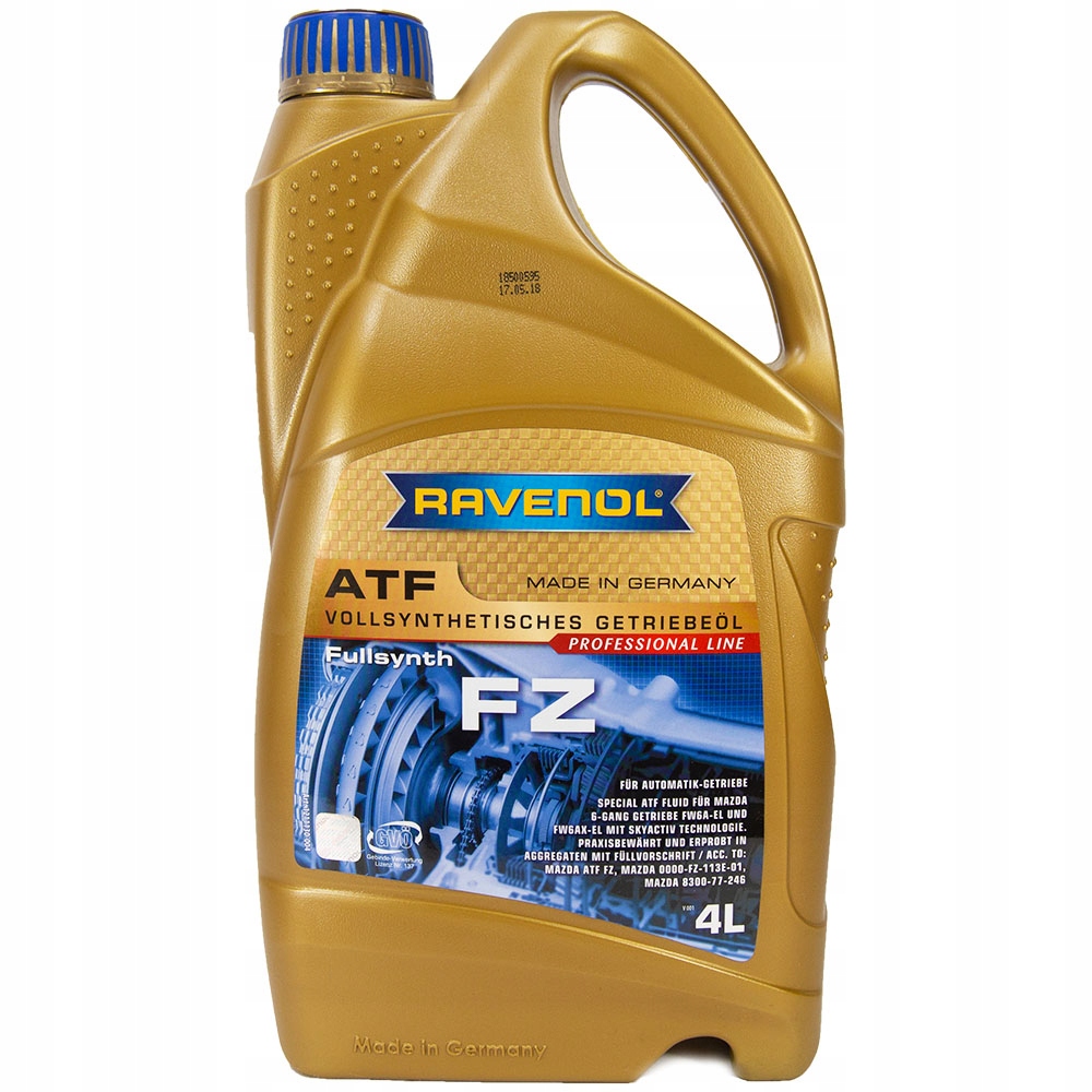 RAVENOL ATF FZ FLUID 4L Mazda SKYACTIVE 121113000401999 za 260,90 zł