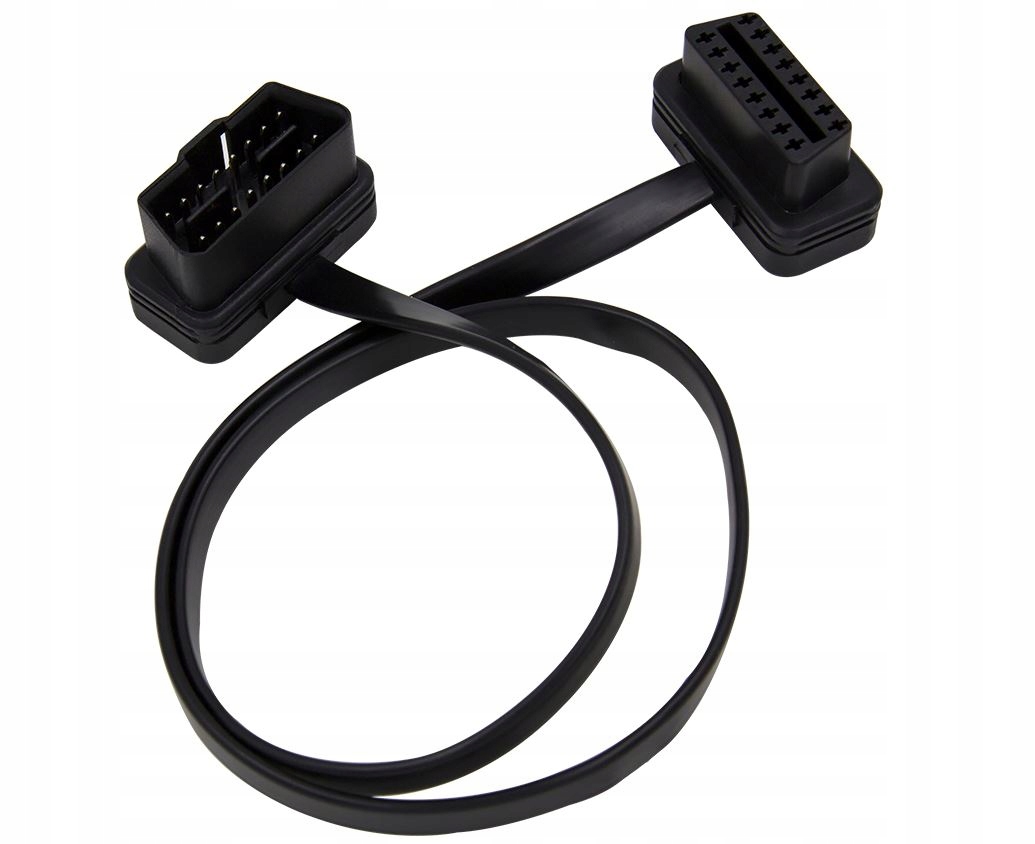 

Przedłużacz OBD-2 50cm Płaski Kabel Superjakość