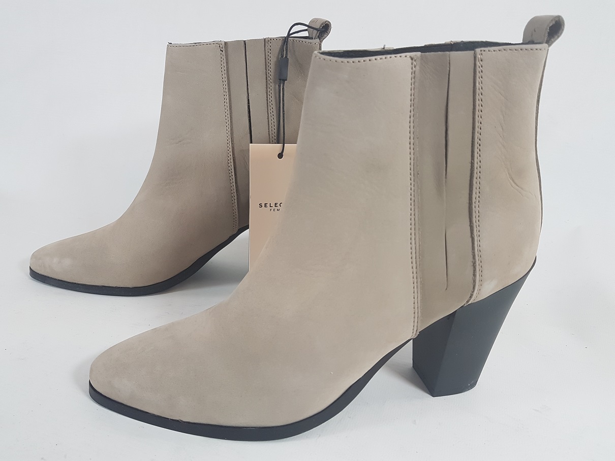 Selected Dámské Kotníkové Boty 100% Kůže Vel 39