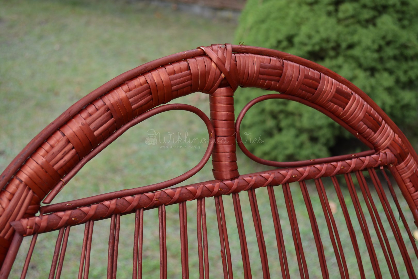 FOTEL BUJANY WIKLINOWY LORD WIŚNIA + PODUSZKA EAN (GTIN) 5904653931207