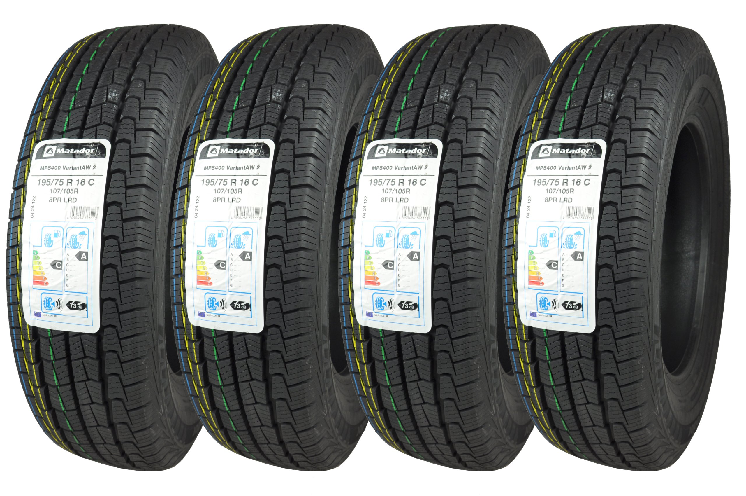

4 x 195/75R16C 107/105R Matador Całoroczne
