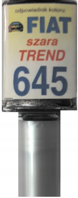 FIAT 645 SZARA TREND LAKIER SAMOCHODOWY ZAPRAWKA DO RYS 10 ML ARASYSTEM