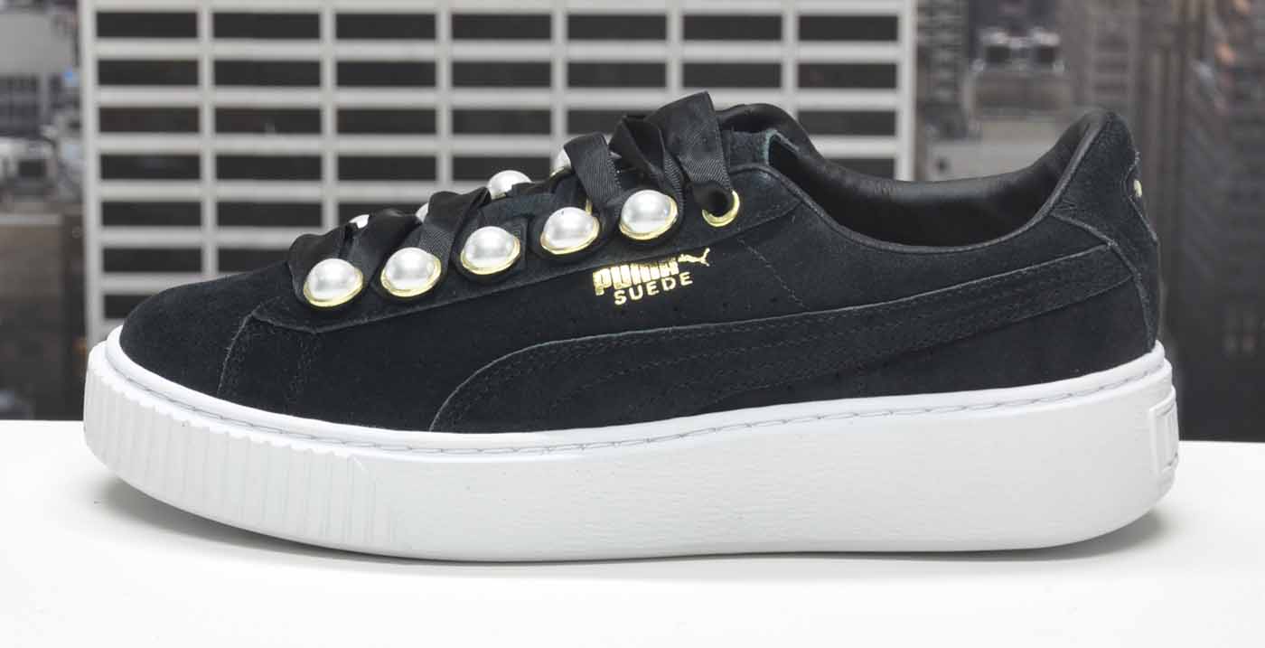 Puma suede 2024 platform bling