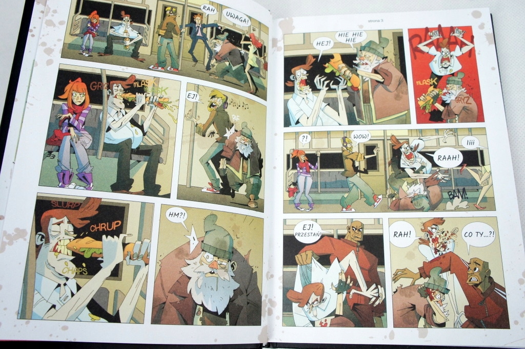 ZOMBIE KOMIKS PARAGRAFOWY Nośnik książka papierowa