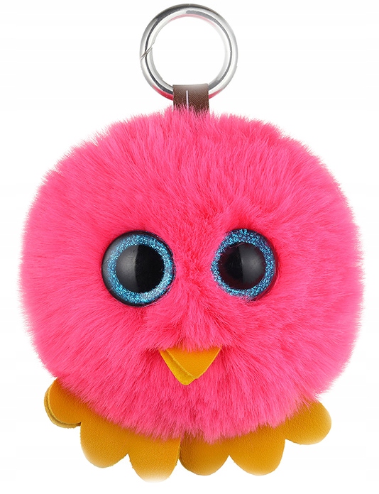 

Brelok Pompon Sowa Zawieszka Keychain Futerko