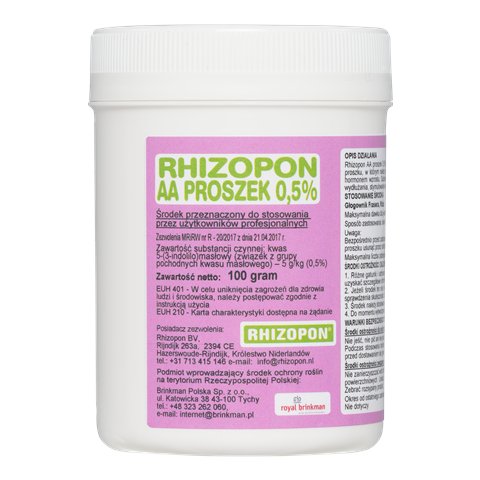 Pudră de ACTIVATOR DE RĂDĂDĂCINICĂ RHIZOPON AA 100g RĂDĂCINICĂ HORMONE Răsaduri de plante
