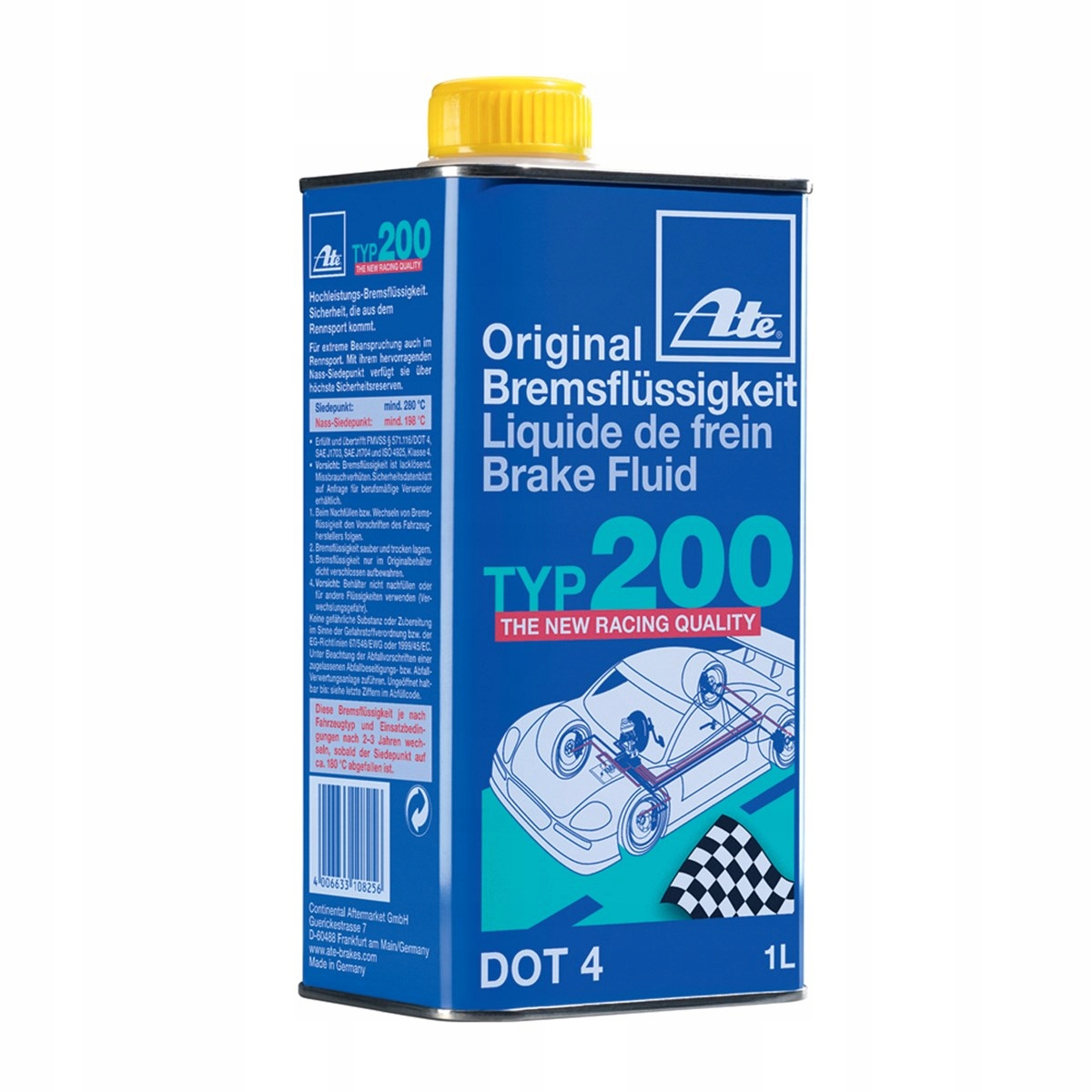 ATE тип 200 1L тормозная жидкость DOT 4