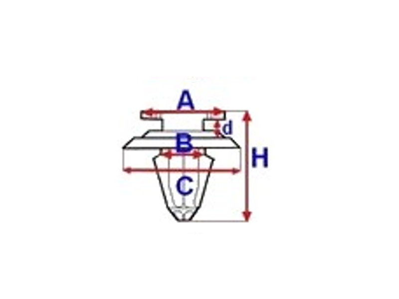 КЛИПСЫ ОБШЫВКИ ДВЕРИ MAZDA 2 6 CX - 7 CX - 9 XEDOS - 9 EAN ( GTIN ) 5907626806885 foto 0