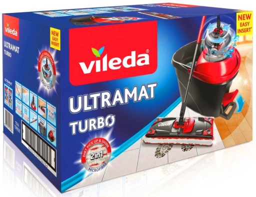 Rotační Mop Vileda Ultramat Turbo Sada Bydhošť