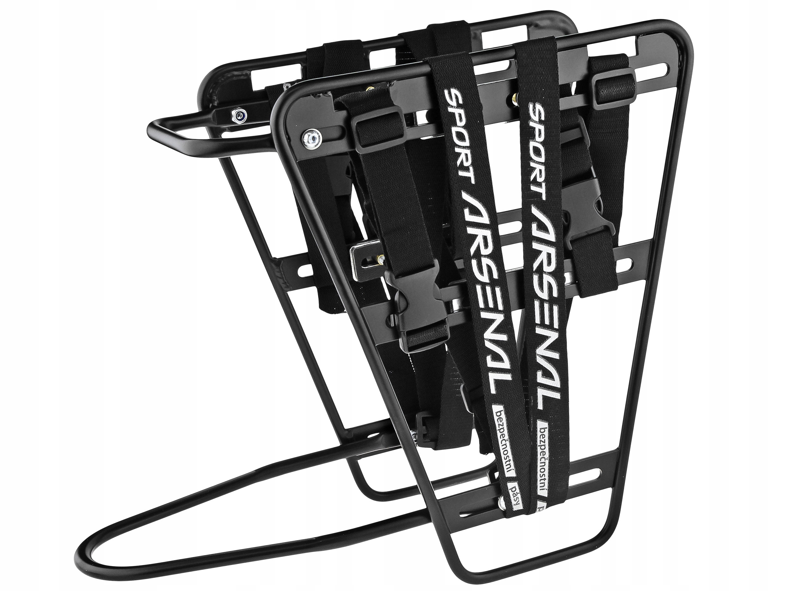 PRZEDNI BAGAŻNIK ROWEROWY SPORT ARSENAL ART. 204 EXPEDICE DO 10 kg EAN (GTIN) 8594166030480