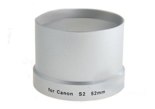 

Tulejka Do Canon S2 S3 S5 is na 52mm Srebrna