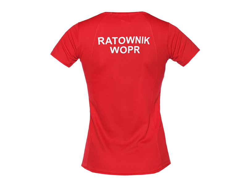 KOSZULKA TECHNICZNA ODDYCHAJĄCA WOPR RATOWNIK XL Rękaw krótki rękaw