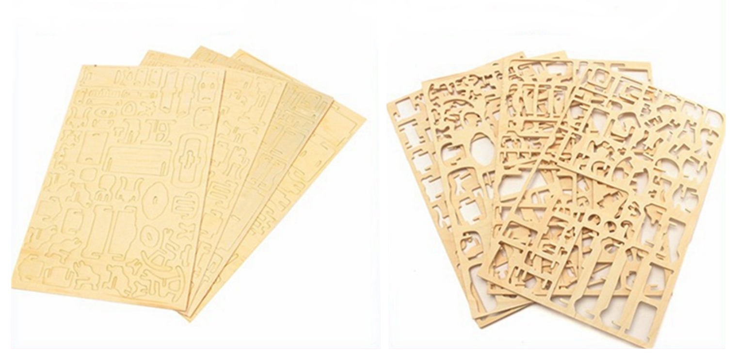 PUZZLE DREWNIANE 3D PRZESTRZENNE FENIX COLOR EAN (GTIN) 6912802240338