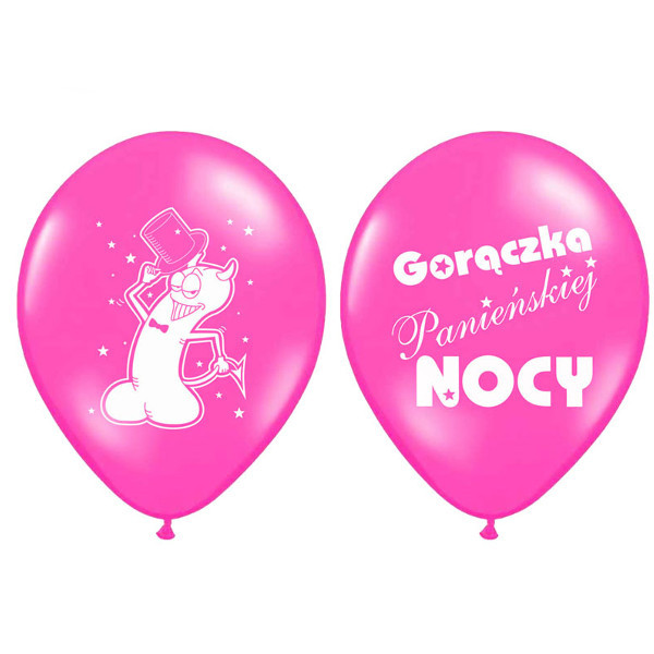 

Balon na Wieczór Panieński - różowy Gorączka Nocy