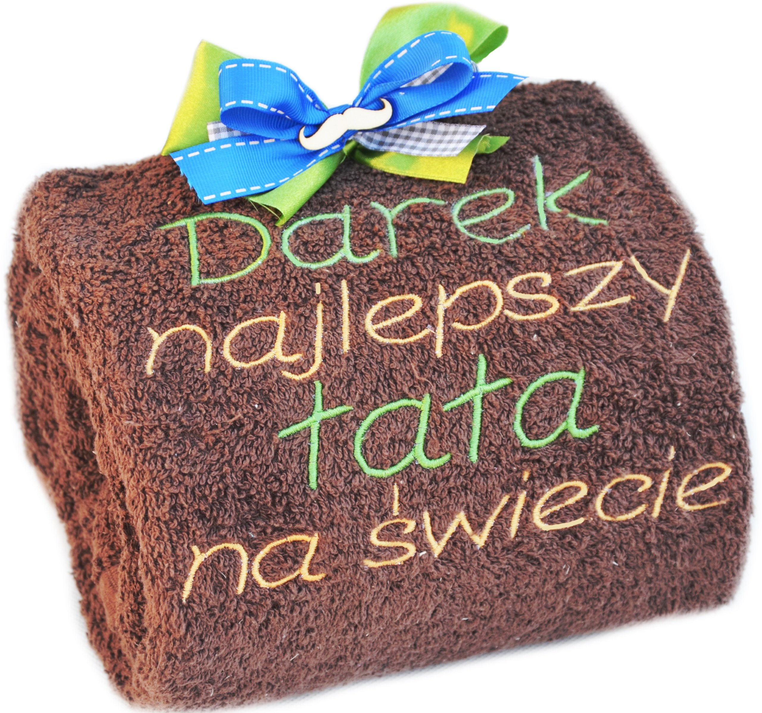 

Duży Ręcznik z Imieniem Haftem dla Taty