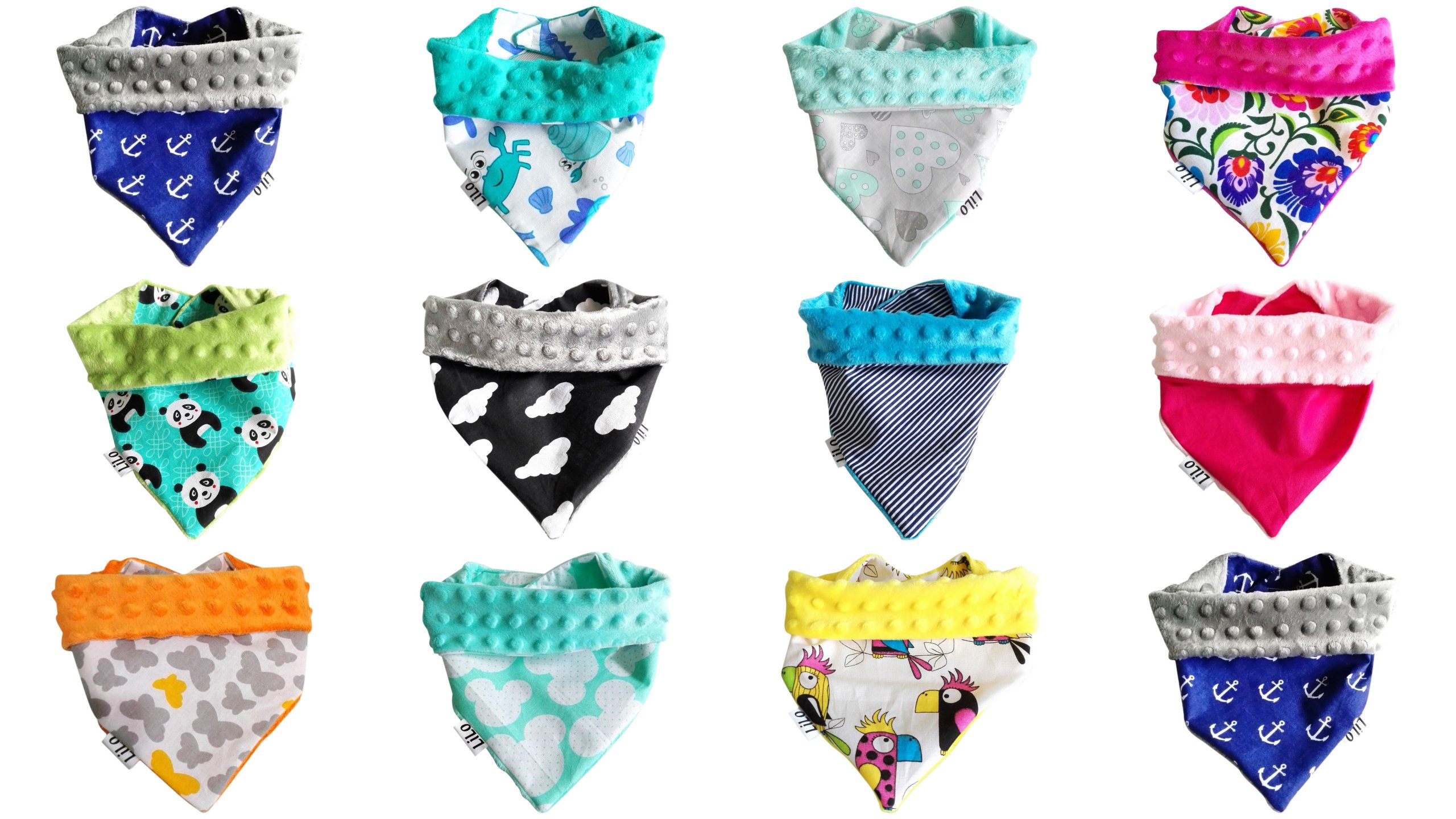 APASZKA MINKY chusta BANDAMKA DLA DZIECI WZORY Kod producenta apaszka