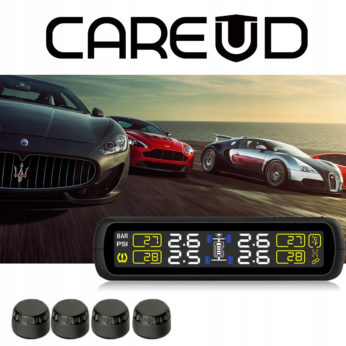 4x TPMS DO SAMOCHODU CZUJNIK CISNIENIA TEMP SOLAR Producent code T881 WF