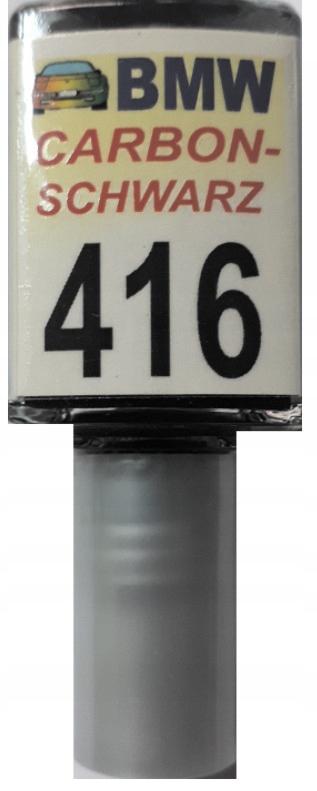 BMW 416 CARBON SCHWARZ LAKIER SAMOCHODOWY ZAPRAWKA DO RYS 10 ML ARASYSTEM