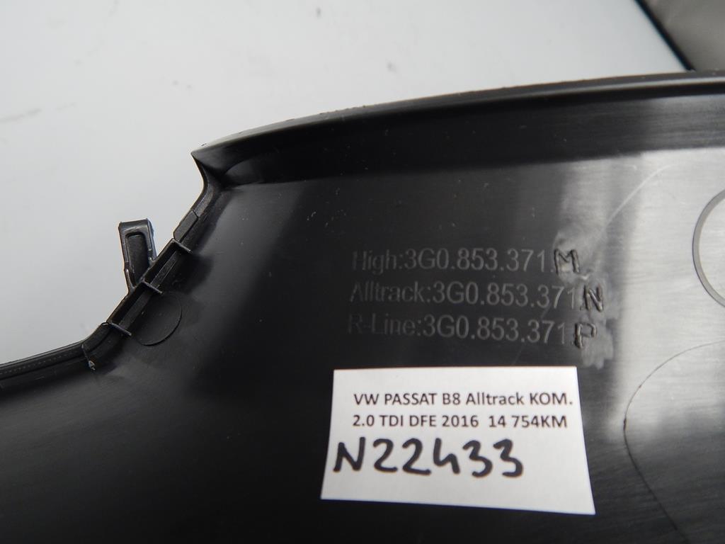 VW PASSAT B8 moulding threshold L ALLTRACK 3G0853371N