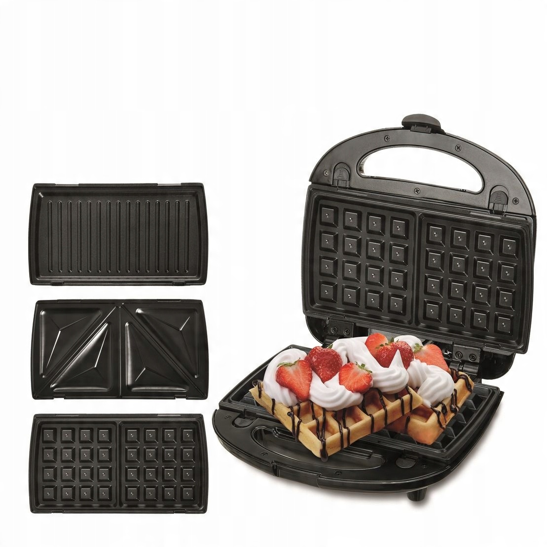 

Opiekacz Gofrownica Grill Sandwich Toster 3w1 750W