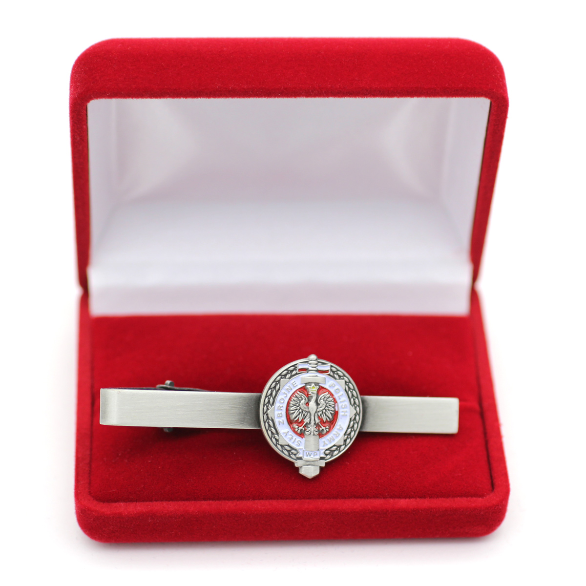 POLISH ARMY WOJSKO POLSKIE spinka do krawata etui Materiał stal inny