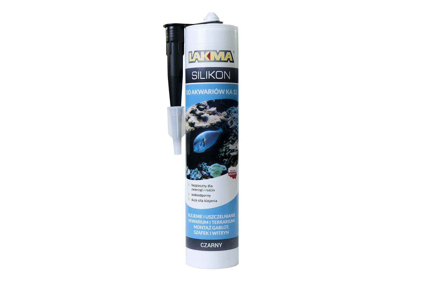 

Silikon klej do akwarium szkła 310ml czarny