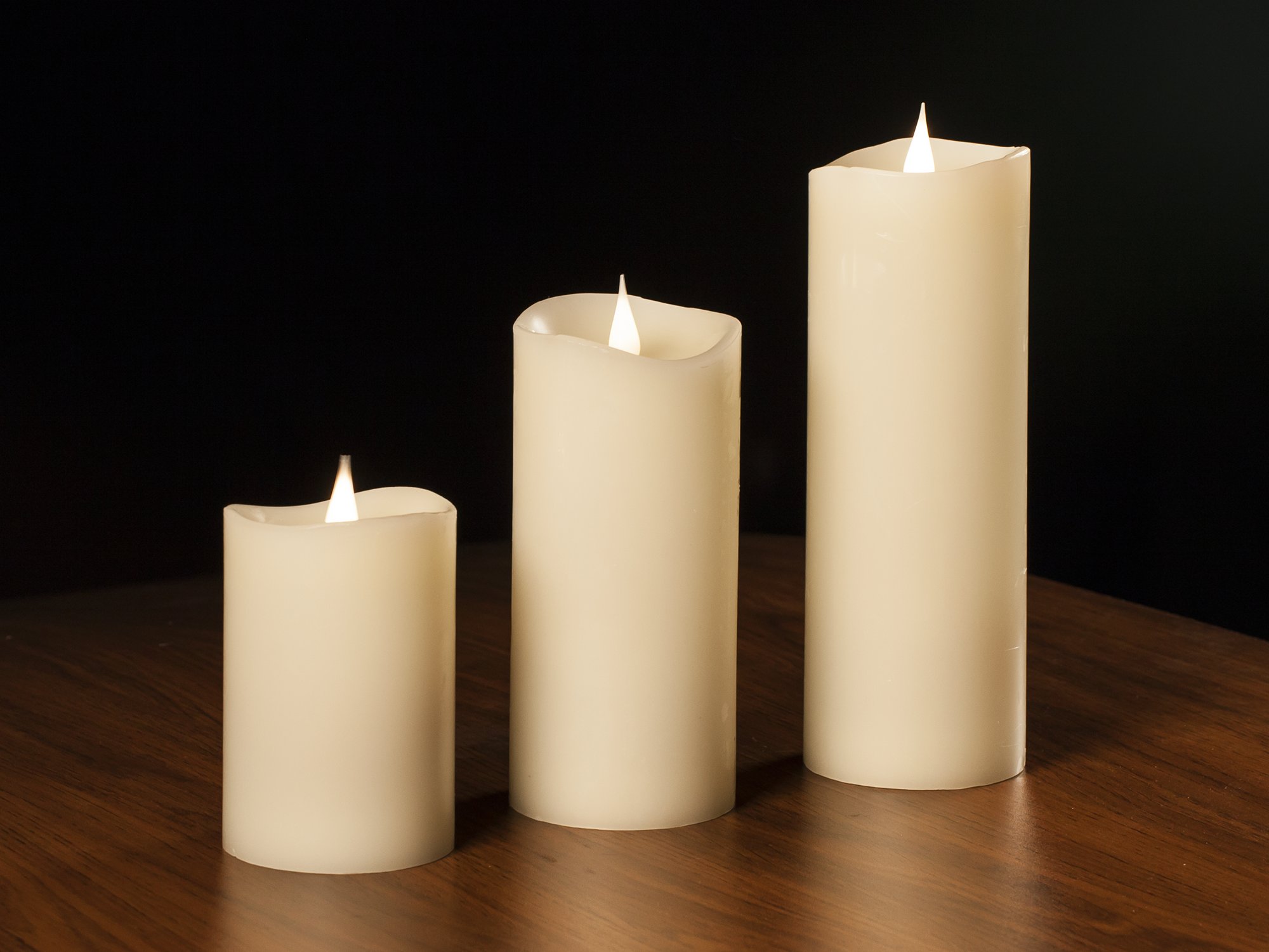 Woskowa świeca LED świeczka średnia ivory Vipow Kod produktu LED0200-1