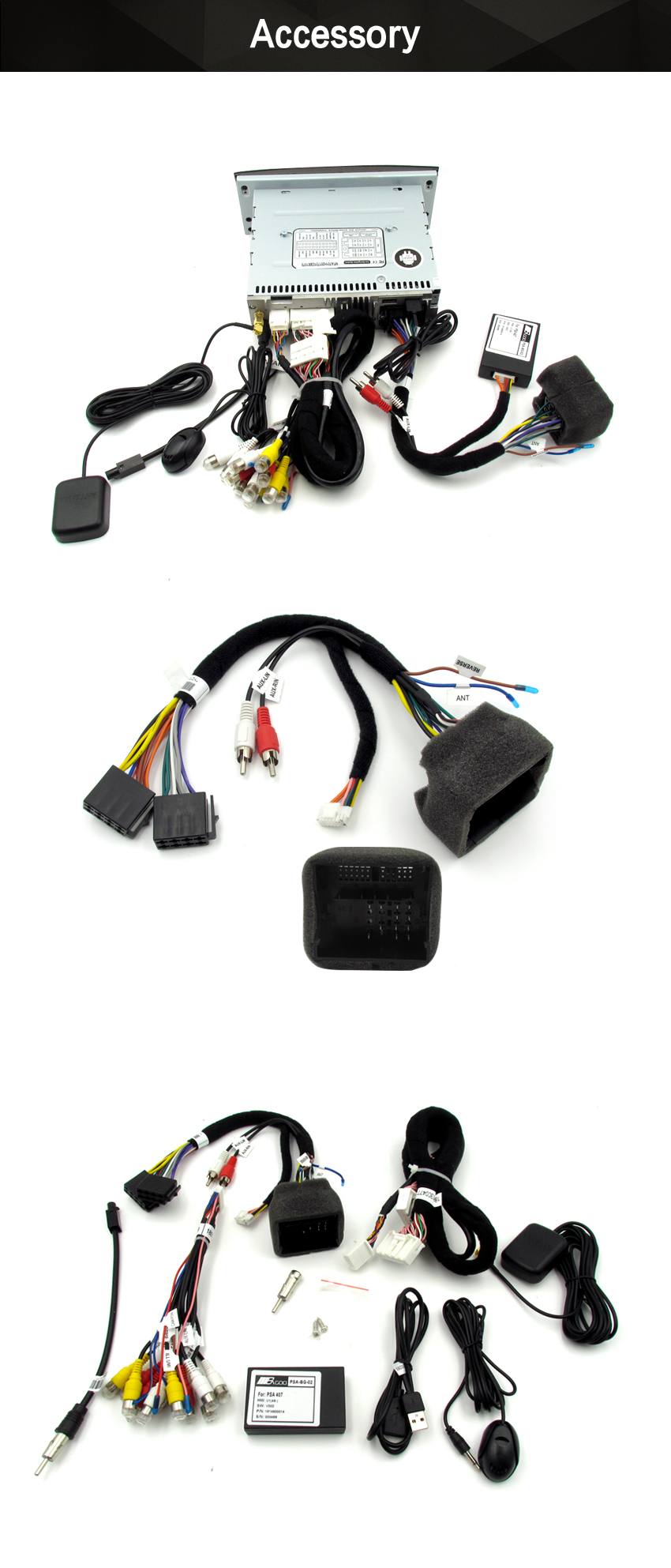 Radio Android 10 PEUGEOT 407 4G Ram WiFi GPS DVD PL Marka SMART-AUTO