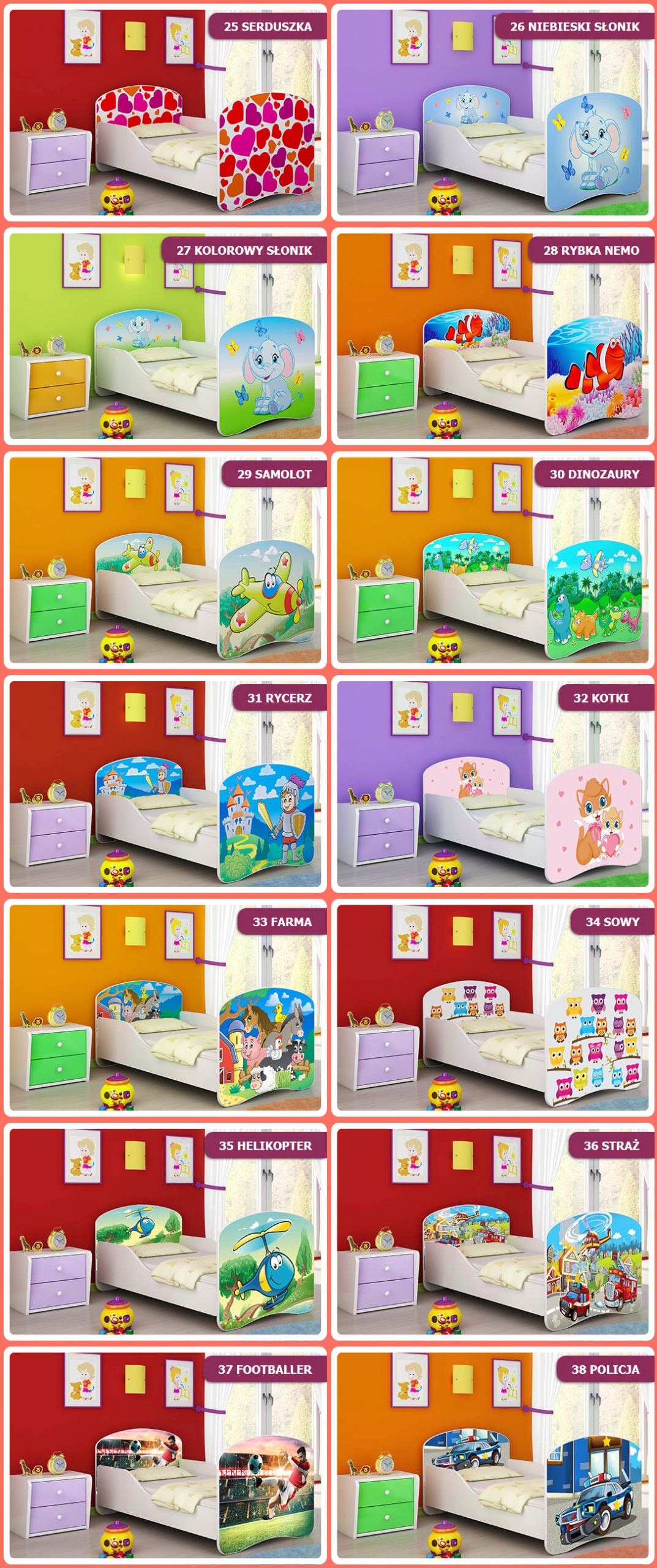 Łóżko dziecięce 160x80 + materac NOWOŚĆ 160/80 Szerokość 85 cm