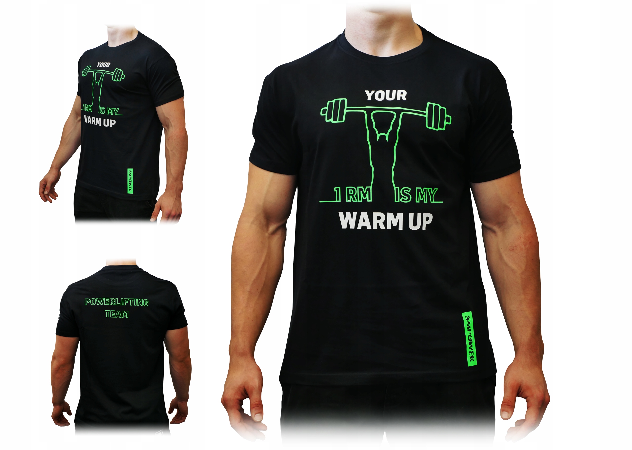 

T-Shirt 1RM Siłownia Gym Smpower Powerlifting M