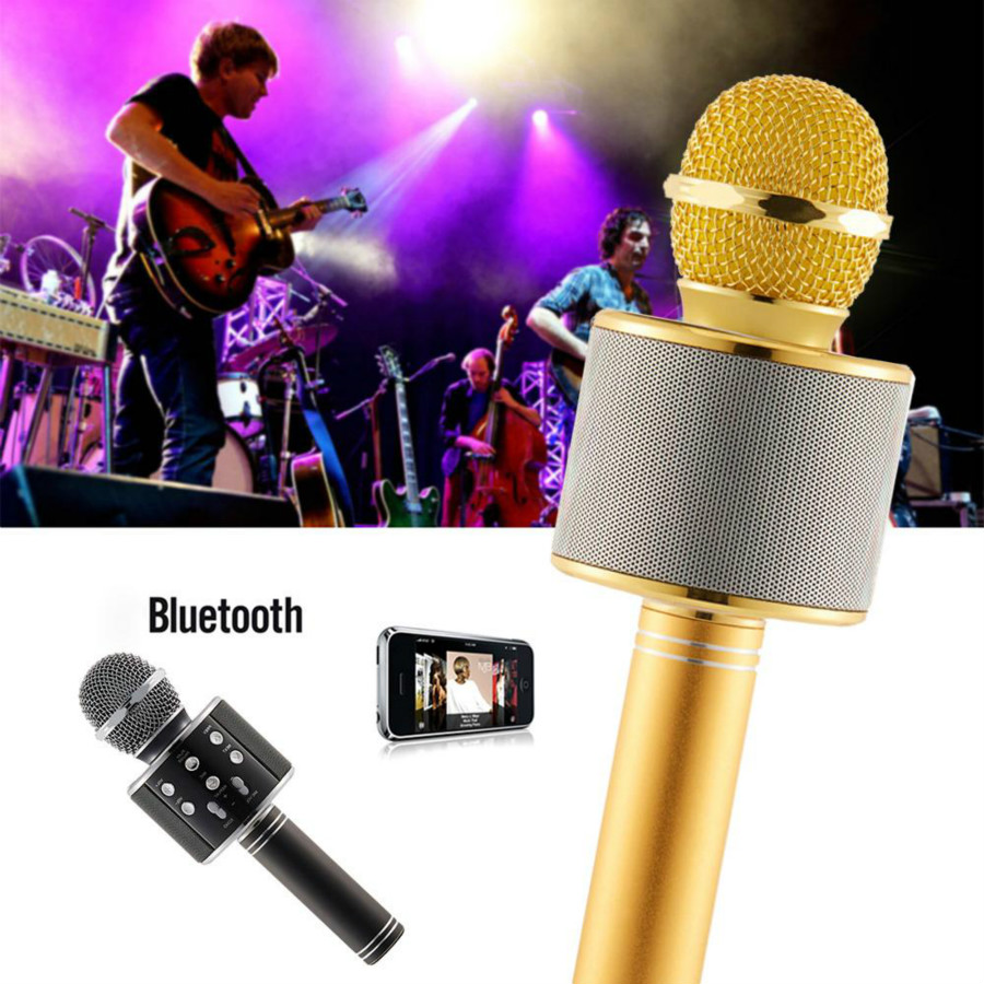 Беспроводной микрофон караоке Bluetooth динамик код производителя WS-858