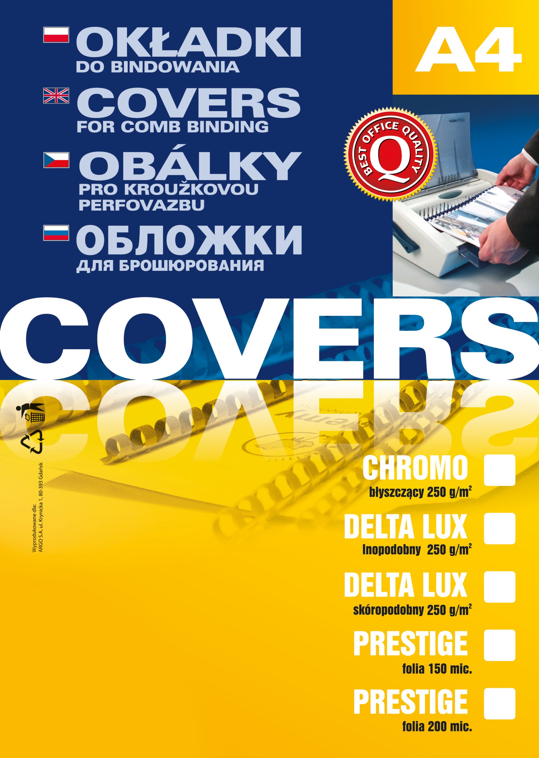 KARTON DELTA SKÓROPODOBNY A4 CZARNY (100) 407021