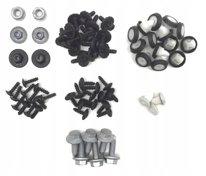 4G0098627 - Комплект кріпильних елементів заднього бампера AUDI A6 A7