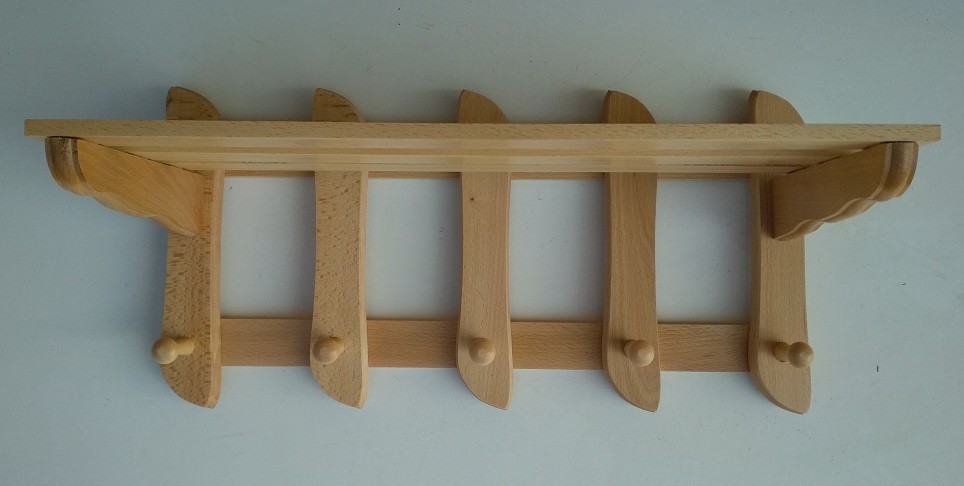 WIESZAK WIESZACZEK DREWNIANY 47cm SOLIDNY KOLORY Marka inna