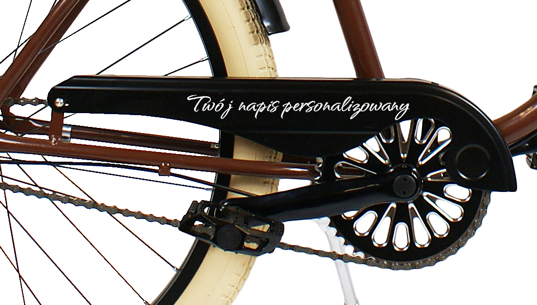 Rower beach Cruiser damski 26 cali damka czerwony ROSIE ROYALBI retro biegi Liczba biegów 3