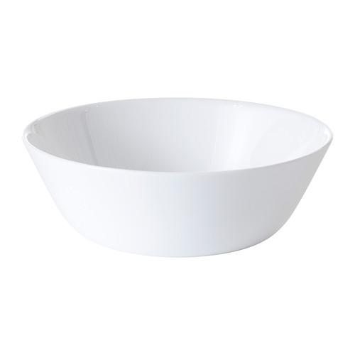 IKEA OFTAST serwis obiadowy 24 szt. biały szkło Kod producenta 204.393.92