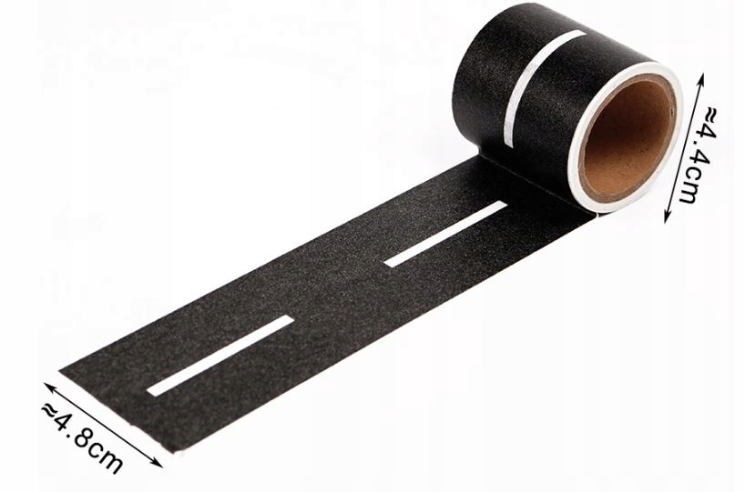 TAŚMA SAMOPRZYLEPNA DROGA JEZDNIA TORY 48 MM X 5M Bohater brak