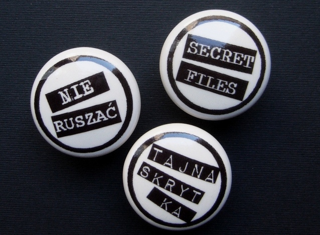 GAŁKI simple stories NAPISY 24 WZORY dotdesign Długość 4 cm